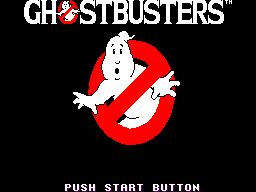 Ghostbusters (USA, Europe) Title Screen